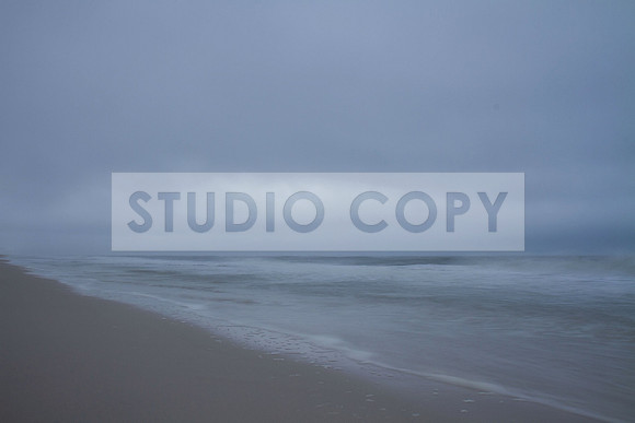 Foggy Alabama Beach