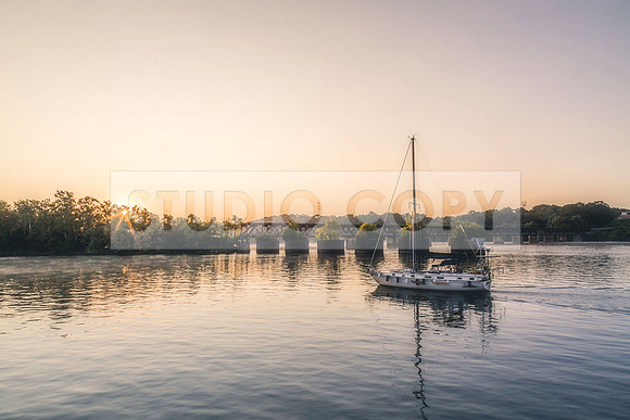 Sailboat on the Tennessee River